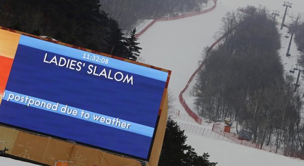 Pyeongchang, maltempo ancora protagonista: slalom donne rinviato a venerdì