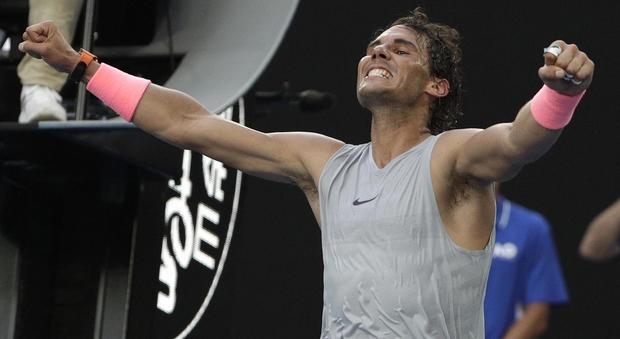 Australian Open, Nadal ai quarti e resta numero 1