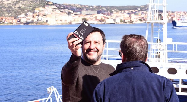 Salvini in Sardegna per la campagna elettorale