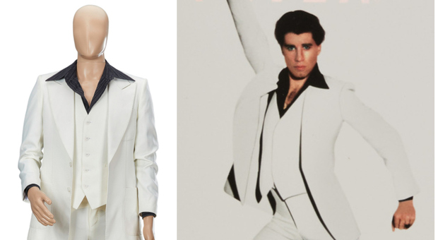 Tony Manero, all'asta l'abito di John Travolta, indossato per ballare nella Febbre del sabato sera: ecco la cifra