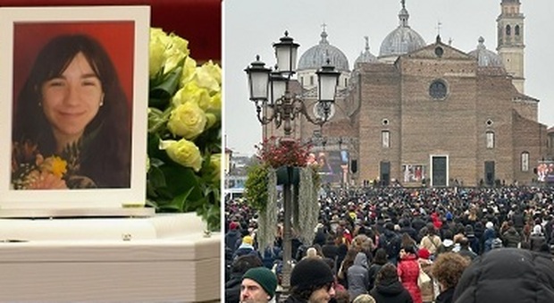 Il feretro di Giulia arrivato nella basilica di Santa Giustina: inizia il  funerale, Oggi Treviso, News