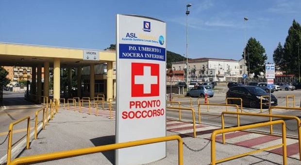 Il pronto soccorso dell'ospedale Umberto I di Nocera Inferiore