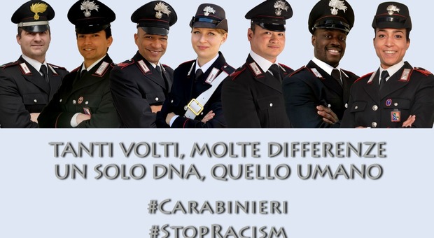 Giornata internazionale per l'eliminazione della discriminazione razziale, il messaggio social dei Carabinieri
