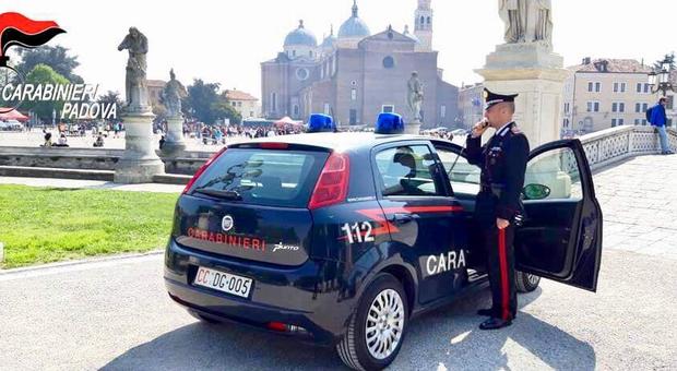 I carabinieri in Prato della Valle