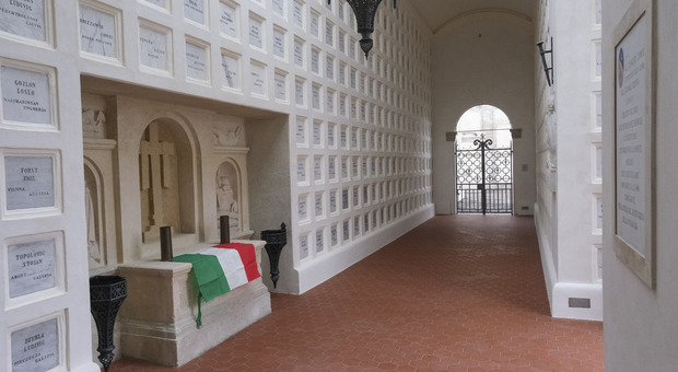 L'ossario militare al cimitero di Rovigo in via Oroboni