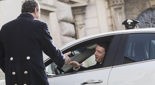 Renzi arriva al Quirinale