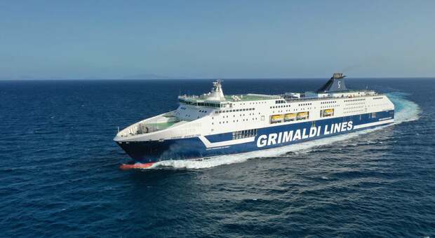 La nave Cruise Barcellona del gruppo Grimaldi Lines