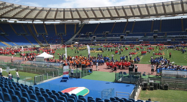 Emozione Olimpico, gran finale colorato per oltre 5000 studenti