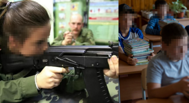 Studenti russi addestrati come soldati: l'intelligence britannica rivela che i bambini impareranno l'uso delle armi e delle tecniche di lotta