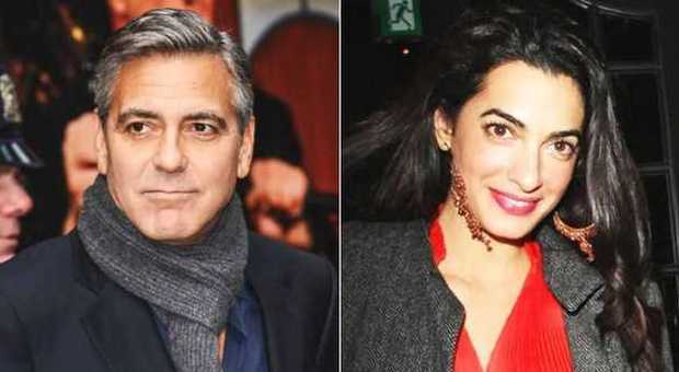 George Clooney e Amal Alammudin