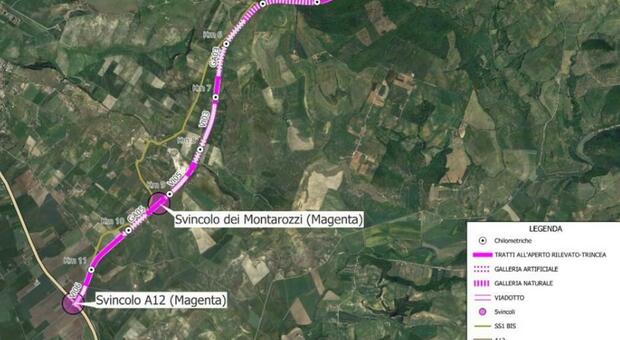 Orte-Civitavecchia, scelto il tracciato del tratto finale: 433 milioni per 11,6 chilometri. I dettagli