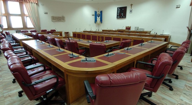 L'aula del consiglio provinciale