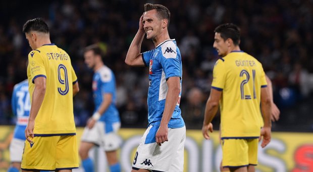 Napoli, è la grande notte di Milik: «Ho fame di gol, qui sono felice»
