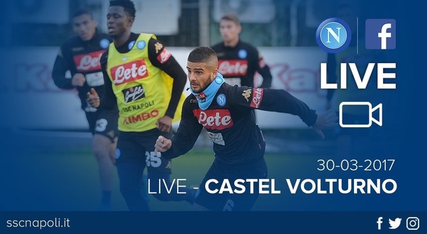 Il Napoli guarda al futuro: allenamenti live social per tutti i tifosi