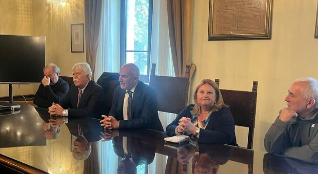 Conferenza stampa assessore Carota e sindaco Masci presentazione progetti di Valorizzazione del Museo Vittoria Colonna