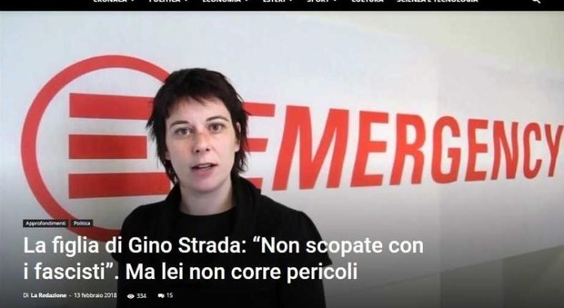 Casapound choc contro Cecilia Strada: "Troppo brutta per farci sesso"