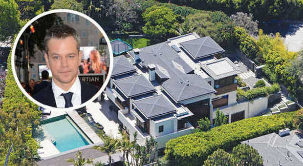immagine Matt Damon vende casa: costa 20 milioni di dollari ed è a due passi alla villa di Ben Affleck