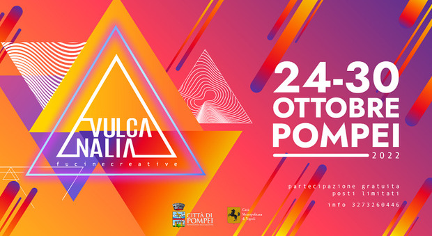 Pompei presenta la prima edizione di «Vulcanalia» lunedì 24 ottobre