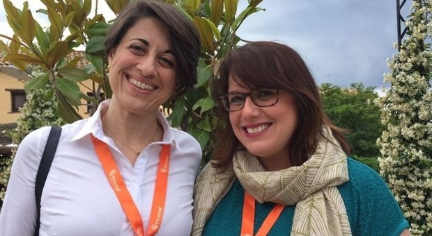 Silvia Grimaldi a sinistra con la neurologa Chiara Cupidi, che ha collaborato alla ricerca