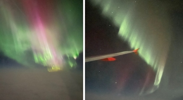 Pilota inverte la rotta in volo: «Così anche i passeggeri dell'altro lato dell'aereo possono vedere l'aurora boreale»