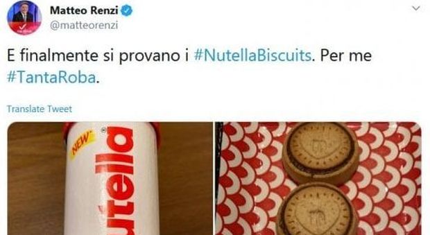 Nutella Biscuits, Matteo Renzi e il mistero della confezione a tubo: ecco il perché