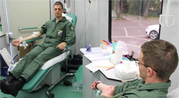 Donazione di sangue, si rinnova la collaborazione tra Aeronautica e Avis