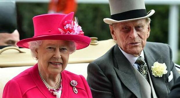 La regina Elisabetta con il principe Filippo di Edimburgo