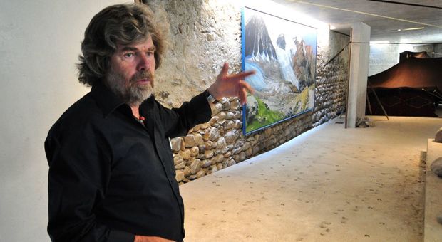 Messner nel suo museo