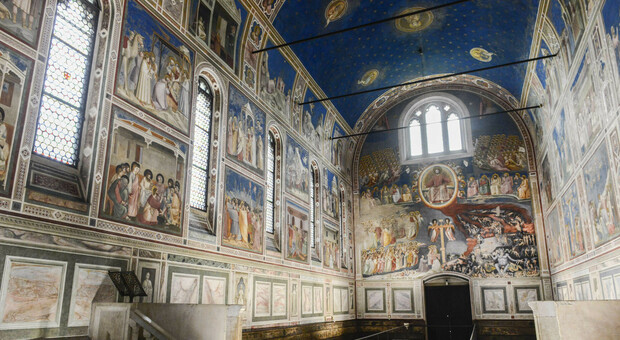 La cappella degli Scrovegni affrescata da Giotto