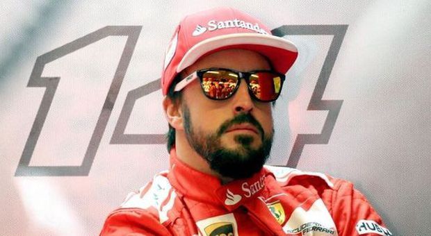 Fernando Alonso con la barba