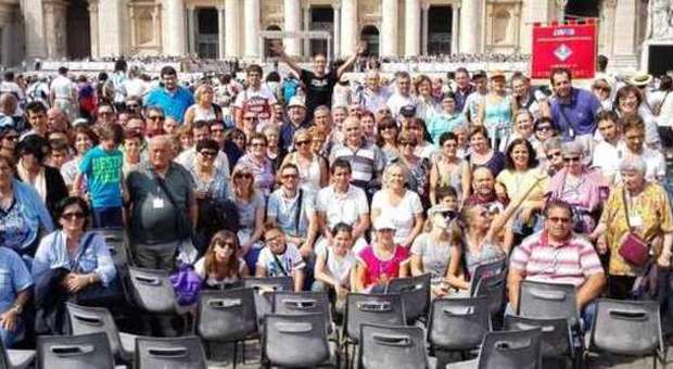 Cento cingolani dal Papa Viaggio a Roma con l'Avis