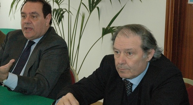 Giorgio Giombini con Clemente Mastella