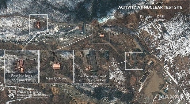 «Grandi manovre nel sito dei test nucleari in Corea del Nord». Ecco le immagini satellitari