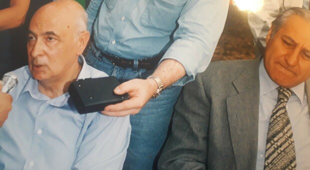 Giorgio Napolitano nell foto accanto all'onorevole Guglielmo Rositani