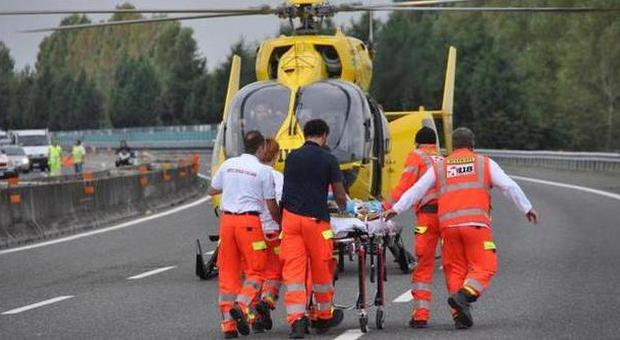 Incidente in A14: 37enne alla guida di un Tir ferito gravemente a Fano