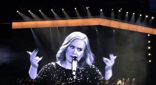 Adele ieri sera in Arena