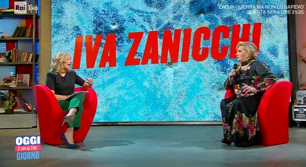 Iva Zanicchi ospite di “Oggi è un altro giorno” di Serena Bortone su RaiUno