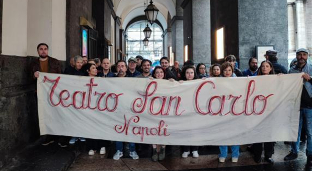 La protesta del Teatro San Carlo