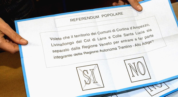 Comitato referendum per la secessione: Cortina nomina i propri referenti