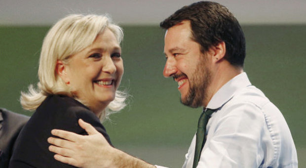 Francia, Salvini esulta con Le Pen: «Basta gabbia Ue». Il Pd confida in Macron