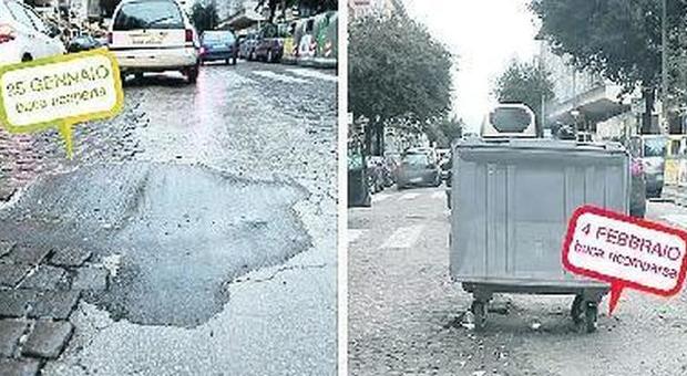 Napoli, la guerra (perduta) contro le buche: dopo dieci giorni l'asfalto si dissolve