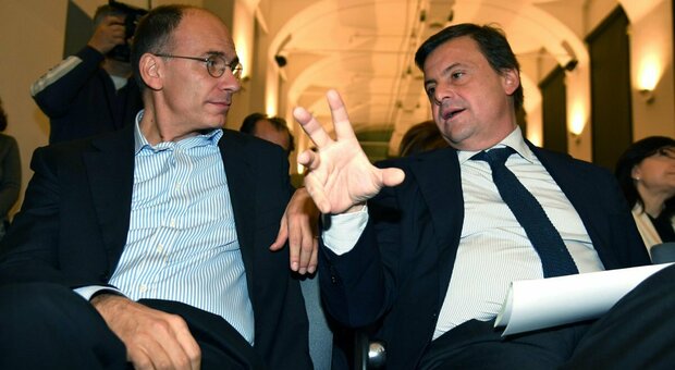 Calenda-Letta, accordo in stallo: oggi l'incontro Il segretario Dem: «Voglio l'intesa ma basta veti» Il leader di Azione: patti chiari e agenda Draghi