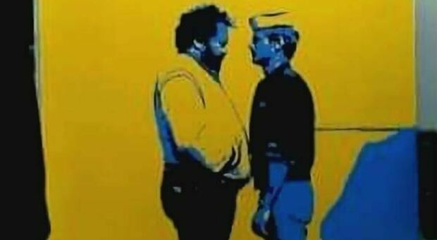"Decorando il Vomero": un pannello dedicato a Bud Spencer e Terence Hill