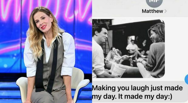 Alessia Marcuzzi, lacrime per Friends e le parole di Jennifer Aniston: «Piango, rido, e piango»