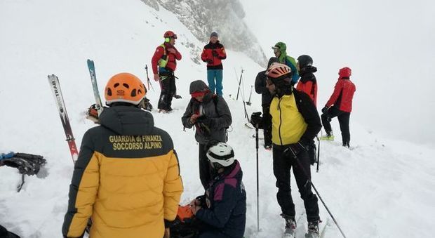 I soccorsi agli scialpinisti