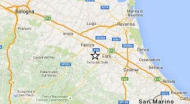 Terremoto, scossa di magnitudo 3.5 vicino Forlì: è la quarta in sei giorni