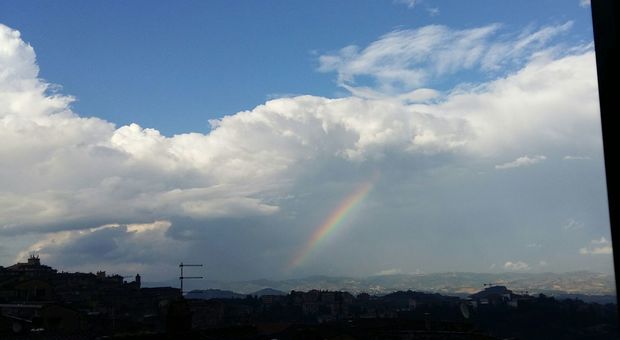 Perugia, fine estate? Intanto arriva l'arcobaleno