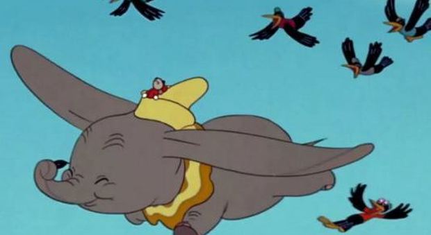 Dumbo e i corvi