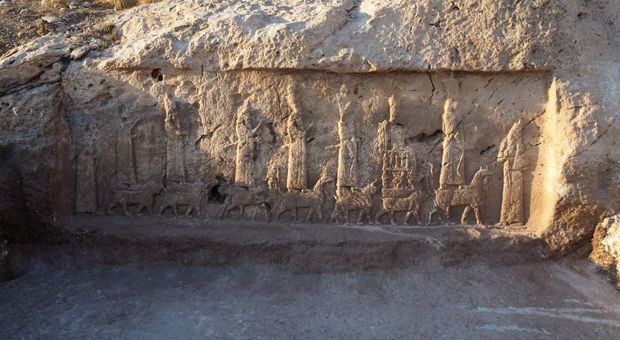 I rilievi rupestri scoperti in Kurdistan