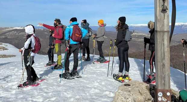 Monte Livata, boom delle ciaspole: sempre più escursionisti da Roma e anche dall'Abruzzo